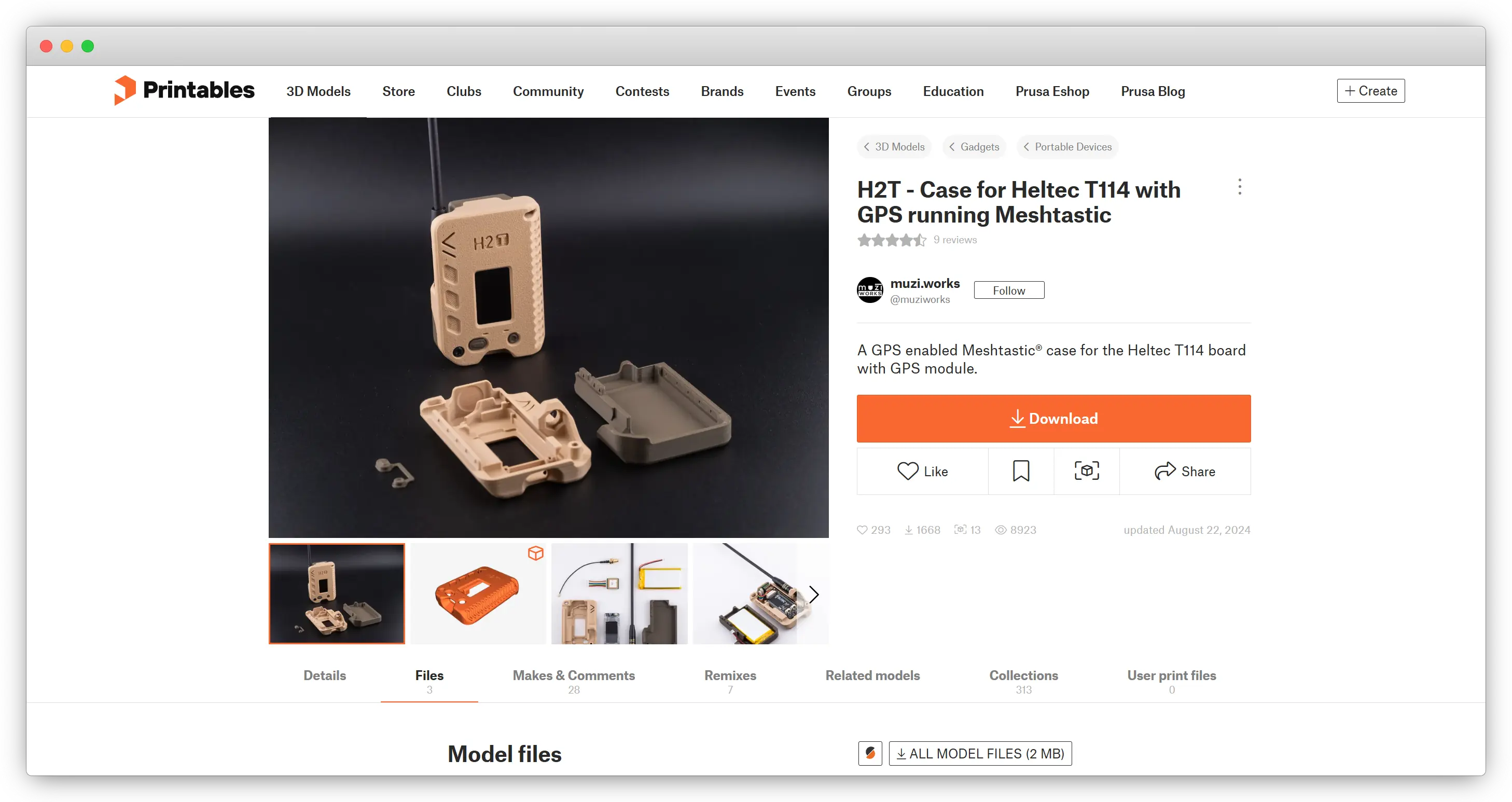 Printables - 当前最大的 3D 打印图纸分享平台