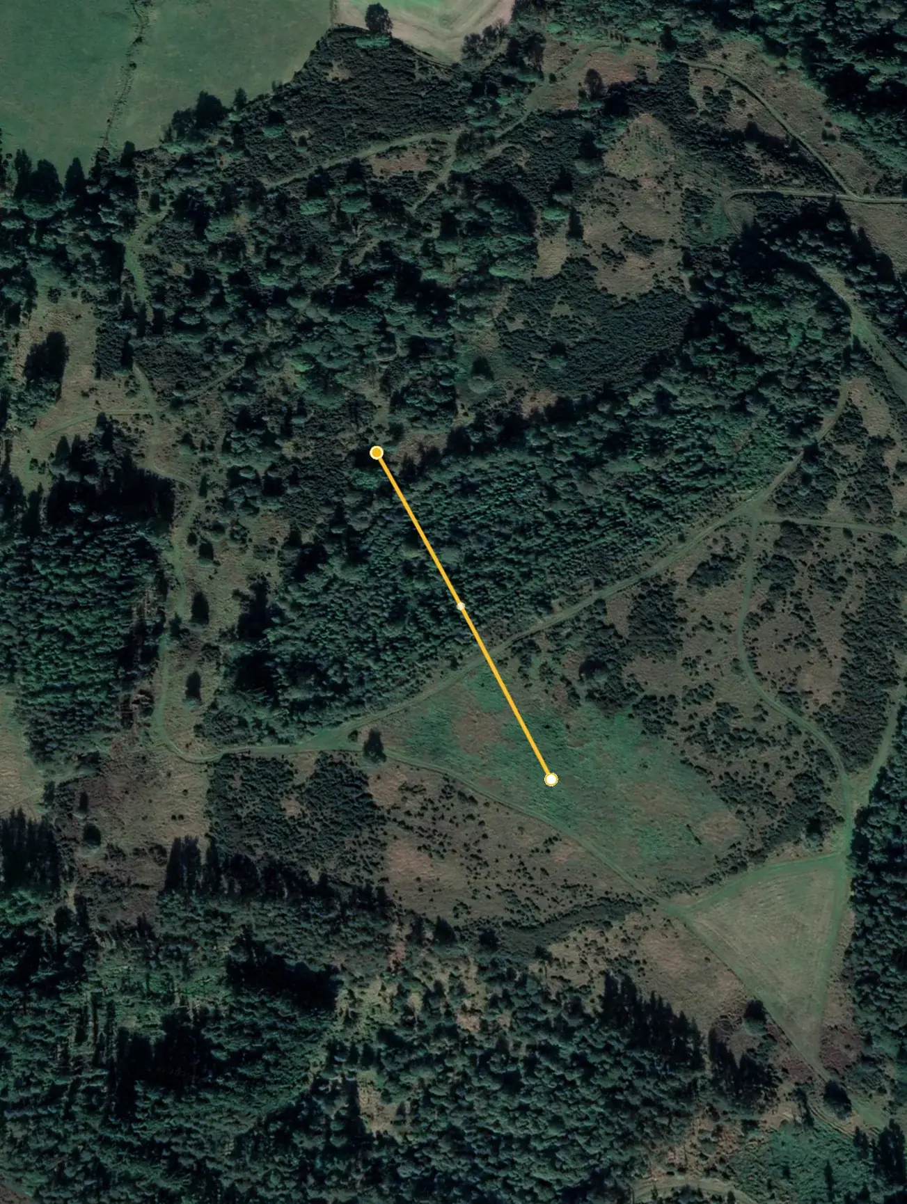 节点之间的约略距离(200米-300米)