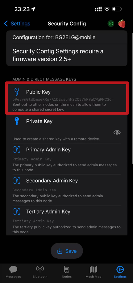 Meshtastic-Security-Config-Public-Key-公钥